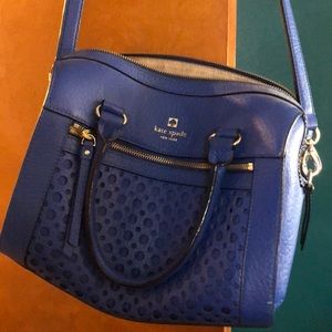Kate spade electric blue purse
